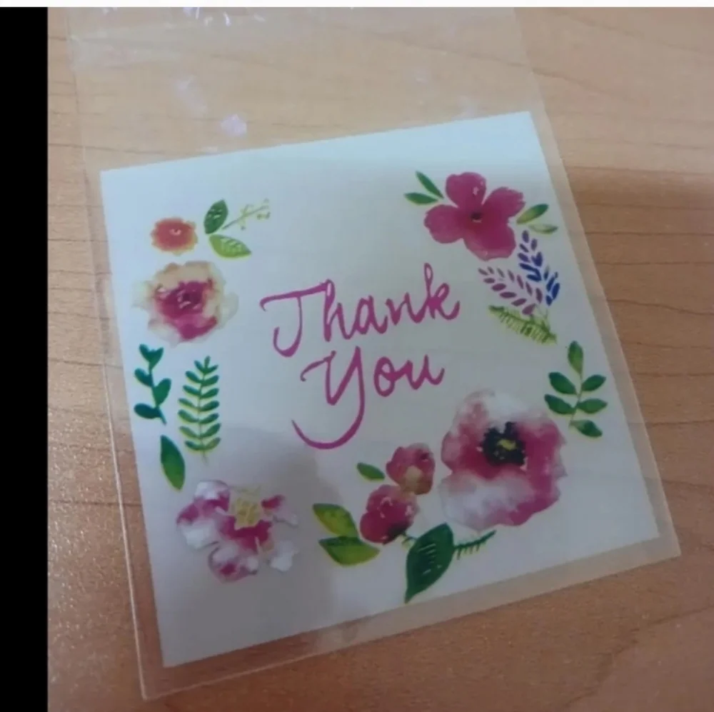 Floral Thank You Party Favor 10 Seller Jewelry Mini Floral Bags Mail Swag Merch